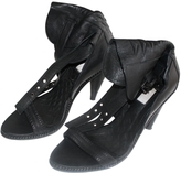 Thumbnail for your product : Diesel Black Leather Sandals