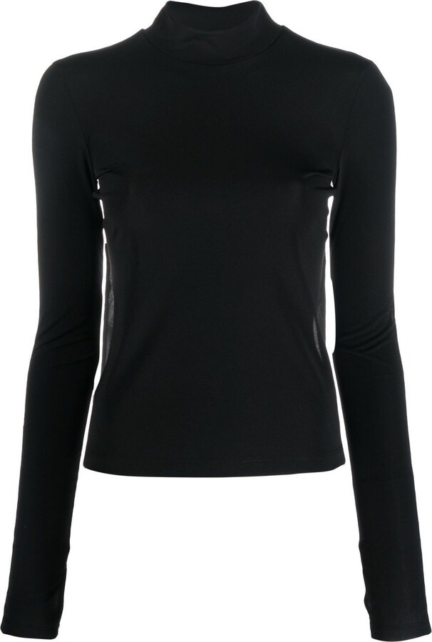 Helmut Lang Sheer Back Top ShopStyle