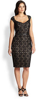 Thumbnail for your product : ABS by Allen Schwartz ABS, Sizes 14-24 Lace Sheath Dress
