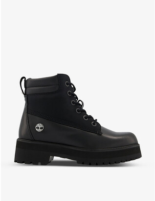 Timberland 6-Inch Stack leather ankle boots