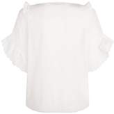 Thumbnail for your product : AllSaints Isa Broderie Ruffle T-Shirt