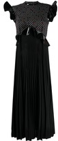 Thumbnail for your product : Christopher Kane Polka Dot Pleated Dress