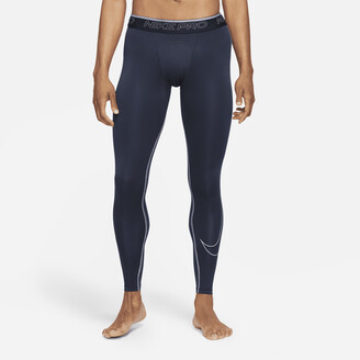 Nike Men's Pro Dri-FIT Training Tights in Blue - ShopStyle Pants