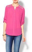 Thumbnail for your product : Collective Concepts Buttondown Blouse