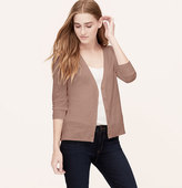Thumbnail for your product : LOFT Linen Tee Cardigan