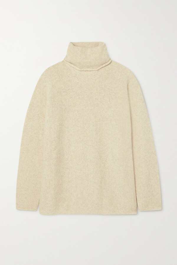 alpaca turtleneck sweater