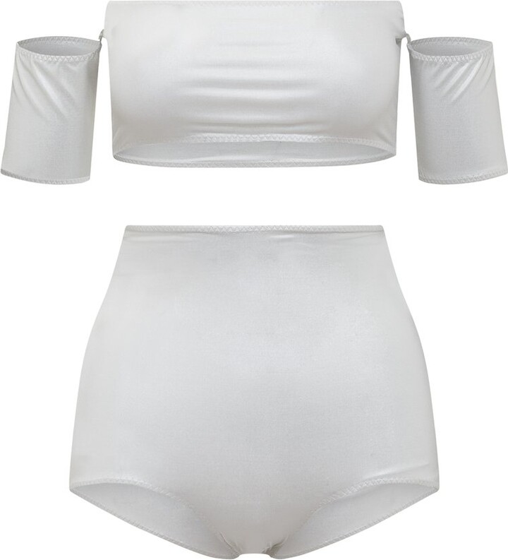 Alessandro Vigilante Off-Shoulder Activewear Set