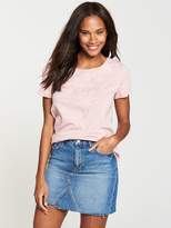 Thumbnail for your product : Very Embroidered Insert Top - Blush