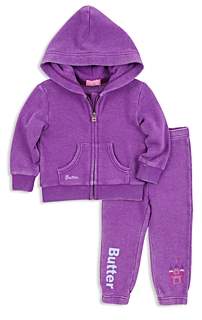 Butter Shoes Girls' Princess Hoodie & Joggers Set - Baby