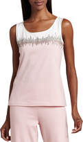 Thumbnail for your product : Joan Vass Beaded Jersey Shell, Plus Size
