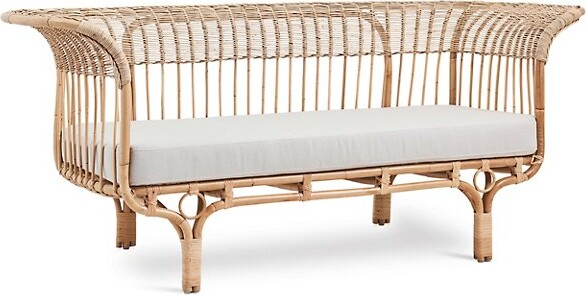 Sika Design Franco Albini Belladonna Rattan Sofa in Brown