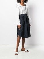 Thumbnail for your product : Dorothee Schumacher Panelled Smock Hooded Dress