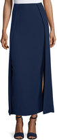 Thumbnail for your product : Ralph Lauren Collection High-Waist Carwash Midi Skirt, Navy
