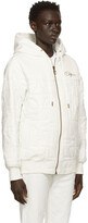 Thumbnail for your product : Moose Knuckles x Telfar White Telfar Edition Quilted Hoodie