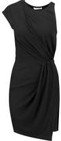 Thumbnail for your product : Carven Wrap-effect Ribbed-jersey Mini Dress
