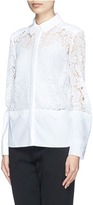 Thumbnail for your product : Nobrand 'Beatrix' corded lace panel shirt
