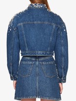 Thumbnail for your product : Miu Miu Embellished Denim Jacket