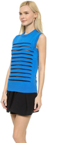 Thumbnail for your product : Alexander Wang Striped Peelaway Tank