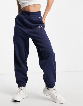 Tommy Jeans flag logo jogger in navy