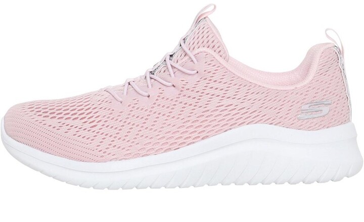 skechers womens ultra flex 2.0 lite groove trainers white