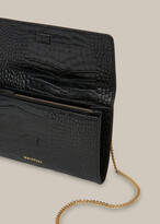 Thumbnail for your product : Tilly Shiny Croc Chain Purse