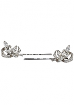 Thumbnail for your product : Ben-Amun Silver swarovski crystal hair pins
