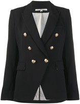 Thumbnail for your product : Veronica Beard Embossed Button Double-Breasted Blazer