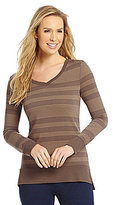 Thumbnail for your product : Westbound Striped V-Neck Tunic