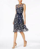 Thumbnail for your product : Jessica Howard Chiffon Printed Ruffled Dress