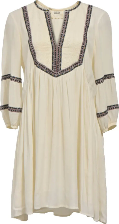 BA&SH Tulsie V-neck midi dress