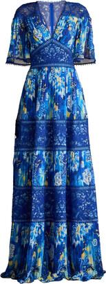 Tadashi Shoji Ren Bead Embroidered Crepe Gown - ShopStyle Bridal