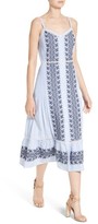 Thumbnail for your product : Veronica Beard Women's Joni Embroidered Cotton Midi Dress