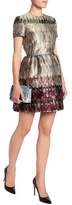Thumbnail for your product : Valentino Flared Brocade Mini Dress