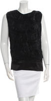 Thumbnail for your product : Chanel Micro Pleated Sleeveless Top
