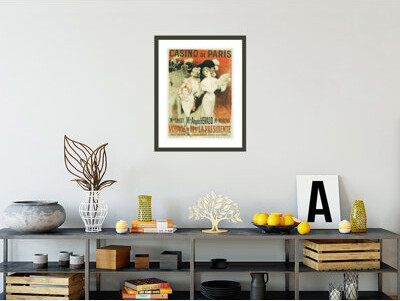 1000Museums Casino de Paris Poster by Georges Redon -Framed Giclee Print