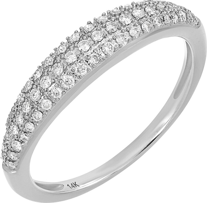 Carrière Jewelry Pavé Diamond Ring - 0.21ct.