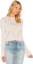 Thumbnail for your product : Derek Lam 10 Crosby Pointelle Crewneck Sweater
