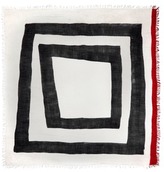 Thumbnail for your product : Nobrand 'Cubello' square stripe cashmere-silk scarf