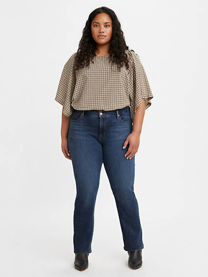 Levi's 314 Shaping Straight Fit Women's Jeans (Plus Size) - Dark Horse -  ShopStyle
