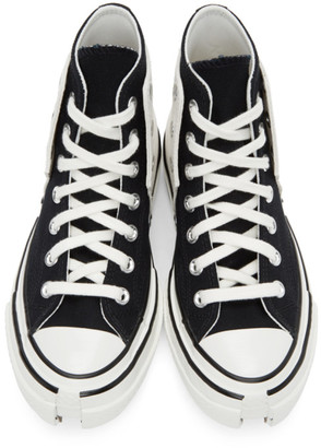 Converse Black and White 2-In-1 Chuck 70 High Sneakers - ShopStyle