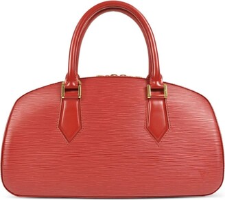 tas shoulder-bag Louis Vuitton Epi On The Go OTG MM Black with Pink Inner  Shoulder Bag