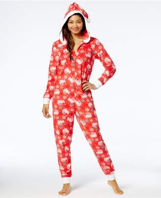 Briefly Stated Elf on the Shelf Hooded Pajama Union Suit