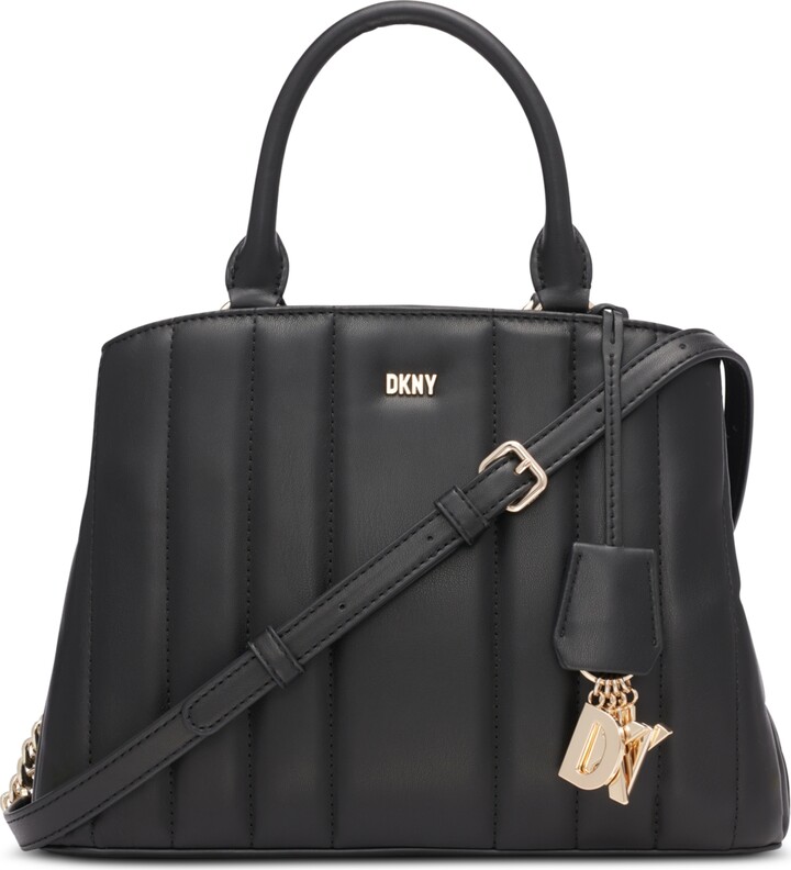 DKNY Denise MD Satchel R02 D7 J31 Black Handbag. New With Tags MSRP $268