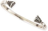 Thumbnail for your product : Giles & Brother Pave Crystal Skinny Hoof Cuff, Silvertone