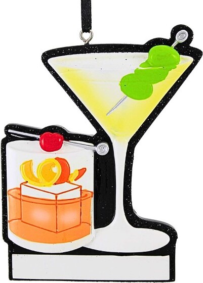 Polarx3.75InMixologistChristmasTreeOrnament,ChristmasDecorSkilledMixingCoctails(1PC)