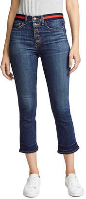 Veronica Beard Jean Carolyn Jeans with Tux Stripes