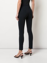 Thumbnail for your product : Adam Lippes Side Slit Detail Cropped Leggings