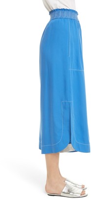 Tracy Reese Soft Smocked Waist Culottes