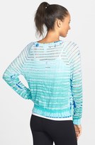 Thumbnail for your product : Hard Tail 'Shrinky' Perforated Tie Dye Crop Sweatshirt