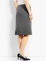 Thumbnail for your product : Talbots Seasonless Wool Pleated-Hem Skirt